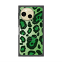 プレミアムスクエアケース with SnapMag［ Leopard - Green ］