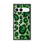 プレミアムスクエアケース with SnapMag［ Leopard - Green ］