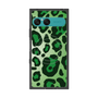 プレミアムスクエアケース with SnapMag［ Leopard - Green ］