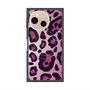 プレミアムスクエアケース with SnapMag［ Leopard - Pink ］