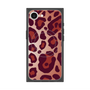 プレミアムスクエアケース with SnapMag［ Leopard - Red ］