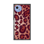 プレミアムスクエアケース with SnapMag［ Leopard - Red ］