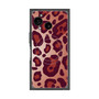 プレミアムスクエアケース with SnapMag［ Leopard - Red ］