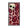 プレミアムスクエアケース with SnapMag［ Leopard - Red ］