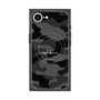 プレミアムスクエアケース with SnapMag［ Camouflage - Black ］