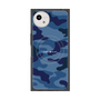 プレミアムスクエアケース with SnapMag［ Camouflage - Blue ］