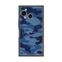 プレミアムスクエアケース with SnapMag［ Camouflage - Blue ］