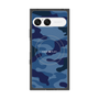 プレミアムスクエアケース with SnapMag［ Camouflage - Blue ］