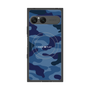 プレミアムスクエアケース with SnapMag［ Camouflage - Blue ］