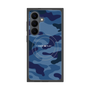 プレミアムスクエアケース with SnapMag［ Camouflage - Blue ］