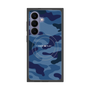 プレミアムスクエアケース with SnapMag［ Camouflage - Blue ］