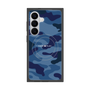 プレミアムスクエアケース with SnapMag［ Camouflage - Blue ］
