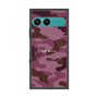 プレミアムスクエアケース with SnapMag［ Camouflage - Pink ］