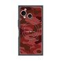 プレミアムスクエアケース with SnapMag［ Camouflage - Red ］