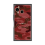 プレミアムスクエアケース with SnapMag［ Camouflage - Red ］