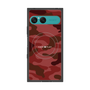 プレミアムスクエアケース with SnapMag［ Camouflage - Red ］