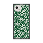 プレミアムスクエアケース with SnapMag［ 唐草模様 - Green ］