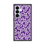 プレミアムスクエアケース with SnapMag［ 唐草模様 - Purple ］
