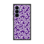 プレミアムスクエアケース with SnapMag［ 唐草模様 - Purple ］