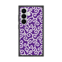 プレミアムスクエアケース with SnapMag［ 唐草模様 - Purple ］