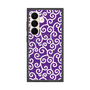 プレミアムスクエアケース with SnapMag［ 唐草模様 - Purple ］