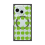プレミアムスクエアケース with SnapMag［ Apple - Green ］