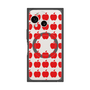 プレミアムスクエアケース with SnapMag［ Apple - Red ］