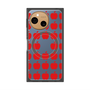 プレミアムスクエアケース with SnapMag［ Apple - Red ］