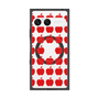 プレミアムスクエアケース with SnapMag［ Apple - Red ］