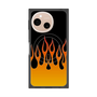 プレミアムスクエアケース with SnapMag［ 炎 - Orange ］