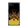 プレミアムスクエアケース with SnapMag［ 炎 - Yellow ］