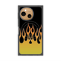 プレミアムスクエアケース with SnapMag［ 炎 - Yellow ］