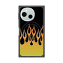 プレミアムスクエアケース with SnapMag［ 炎 - Yellow ］