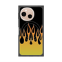 プレミアムスクエアケース with SnapMag［ 炎 - Yellow ］