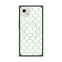 プレミアムスクエアケース with SnapMag［ Moroccan1 -Green ］