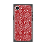 プレミアムスクエアケース with SnapMag［ ペイズリー - Red ］