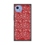 プレミアムスクエアケース with SnapMag［ ペイズリー - Red ］