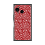 プレミアムスクエアケース with SnapMag［ ペイズリー - Red ］