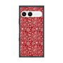 プレミアムスクエアケース with SnapMag［ ペイズリー - Red ］