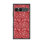 プレミアムスクエアケース with SnapMag［ ペイズリー - Red ］