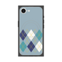 プレミアムスクエアケース with SnapMag［ Nordic Argyle - Blue ］