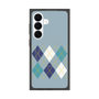プレミアムスクエアケース with SnapMag［ Nordic Argyle - Blue ］