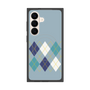 プレミアムスクエアケース with SnapMag［ Nordic Argyle - Blue ］