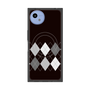 プレミアムスクエアケース with SnapMag［ Nordic Argyle - Black ］