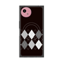 プレミアムスクエアケース with SnapMag［ Nordic Argyle - Black ］