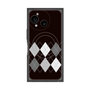 プレミアムスクエアケース with SnapMag［ Nordic Argyle - Black ］