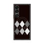 プレミアムスクエアケース with SnapMag［ Nordic Argyle - Black ］