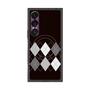 プレミアムスクエアケース with SnapMag［ Nordic Argyle - Black ］