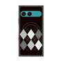 プレミアムスクエアケース with SnapMag［ Nordic Argyle - Black ］