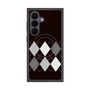 プレミアムスクエアケース with SnapMag［ Nordic Argyle - Black ］